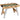 Foosball table incl. 22 players, 2 balls, non-slip handles, score counter, slanted legs, 121x87x77cm, natural