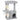 Cat tree, 93 cm 3-tier scratching tree with sisal scratching posts, cozy cave, large lounging area, platform, up