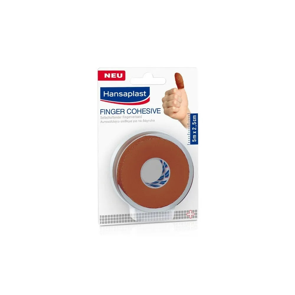 Hansaplast Cohesive Finger Bandage Brown 5m x 2.5cm