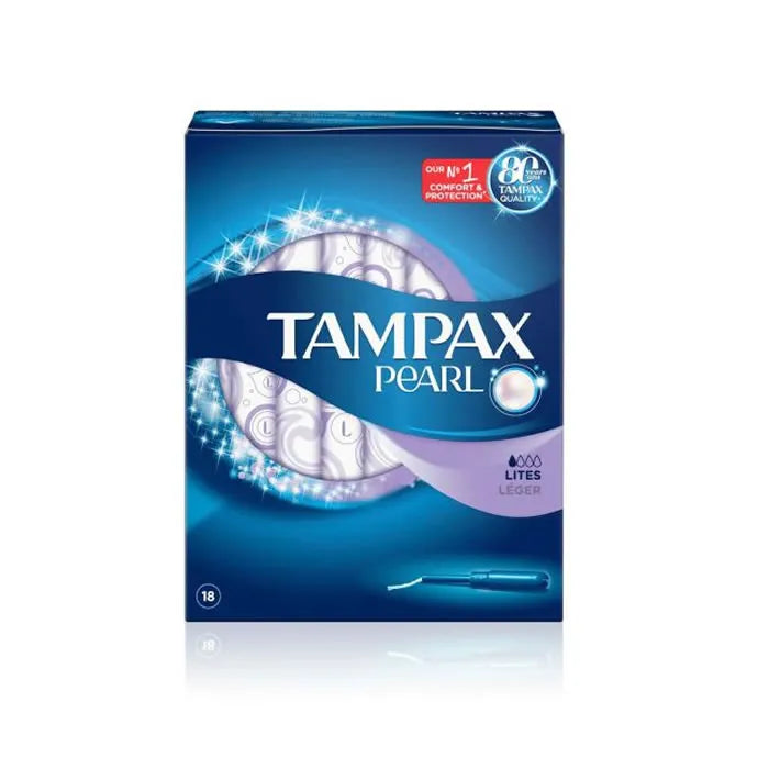 Tampax Pearl Lites 18 units