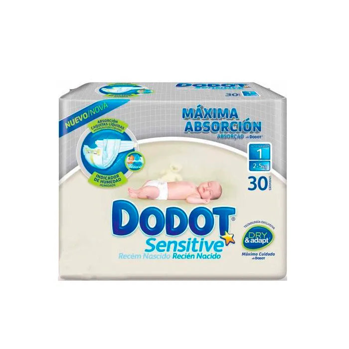 Dodot Sensitive Diapers Size 1 for 2-5 kg 30 units