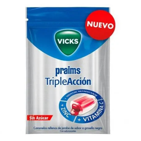Vicks VapoDrops Triple Action Bag 72g