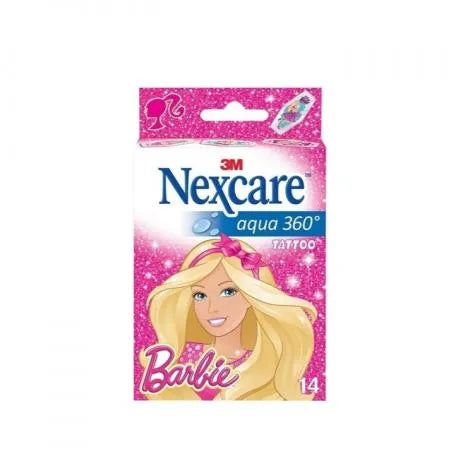 Barbie Aqua 360 Tattoo 14 Units Nexcare