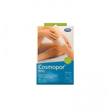 Cosmopor Entry adhesive dressing 10x6cm 10 pieces