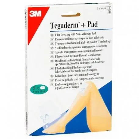 Tegaderm Pad Dressings 9 X 10 cm 5 Units 3M