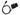 PURO Mini travel charger – portable wall charger with micro USB cable (black)