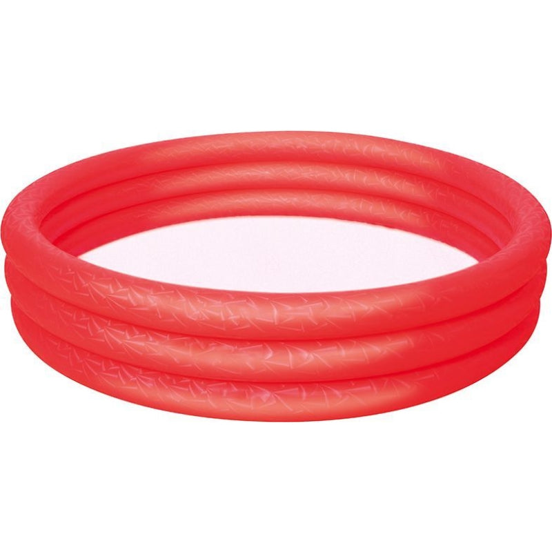 Bestway - Inflatable three-ring pool 152x30cm (red)