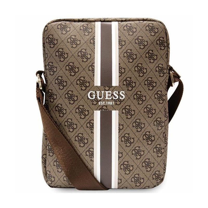 Guess 4G Stripes Tablet Bag - bag for 10" tablet (brown)