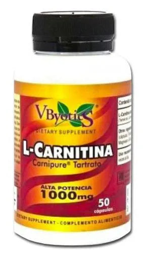 V.byotic L-Carnitine Carnipure 1000 mg 50 Caps