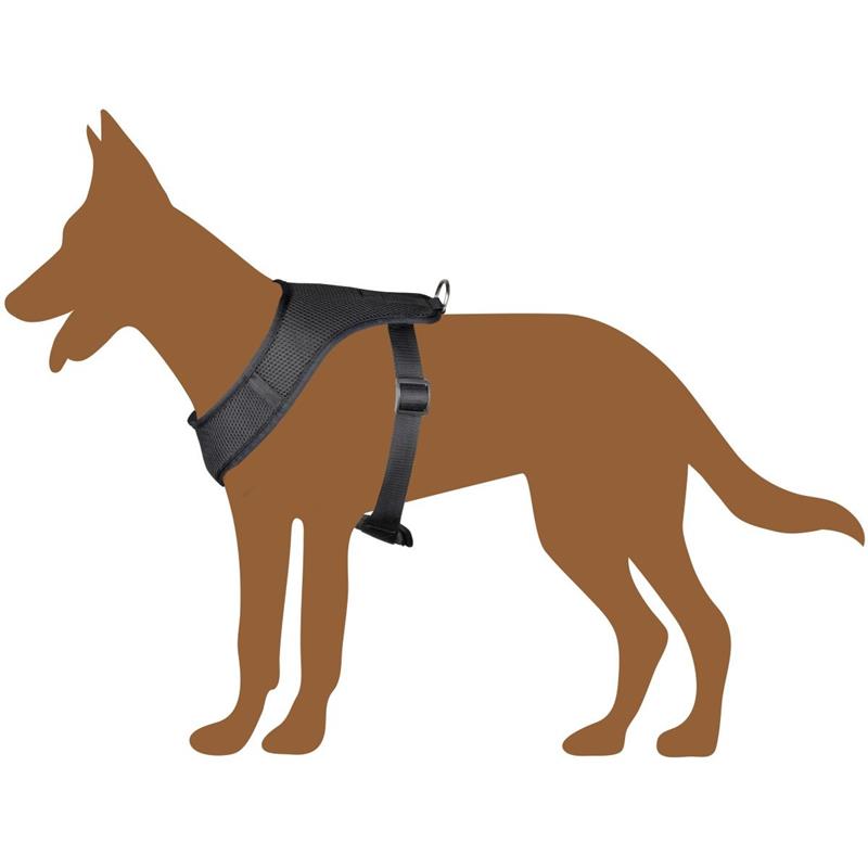 Dog harness / harness 67.6 x 106.5 cm size L (black) (3)