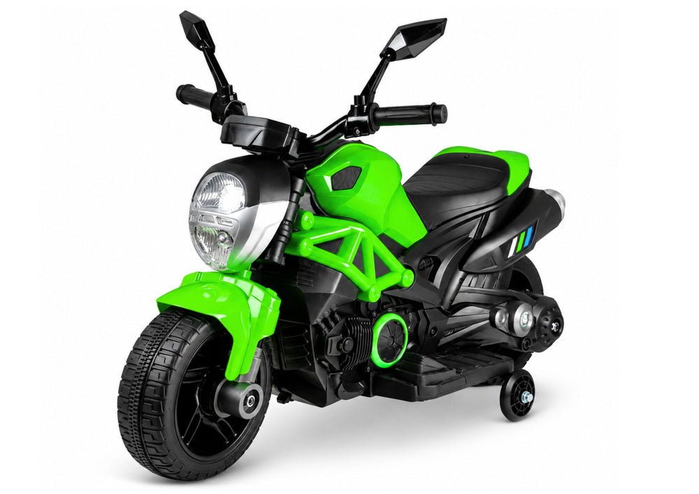 Motorcycle GTM1188 Green LED Headlight 1x35W (2)