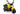 Motorcycle GTM1188 Yellow LED Headlight 1x35W