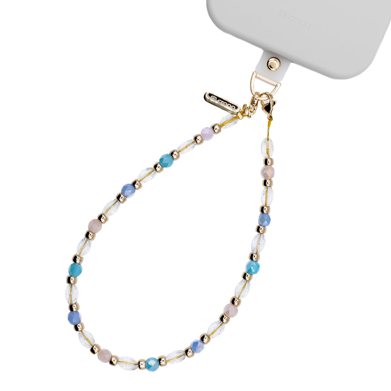 Crong phone charm - Phone charm with lanyard (colorful crystals)