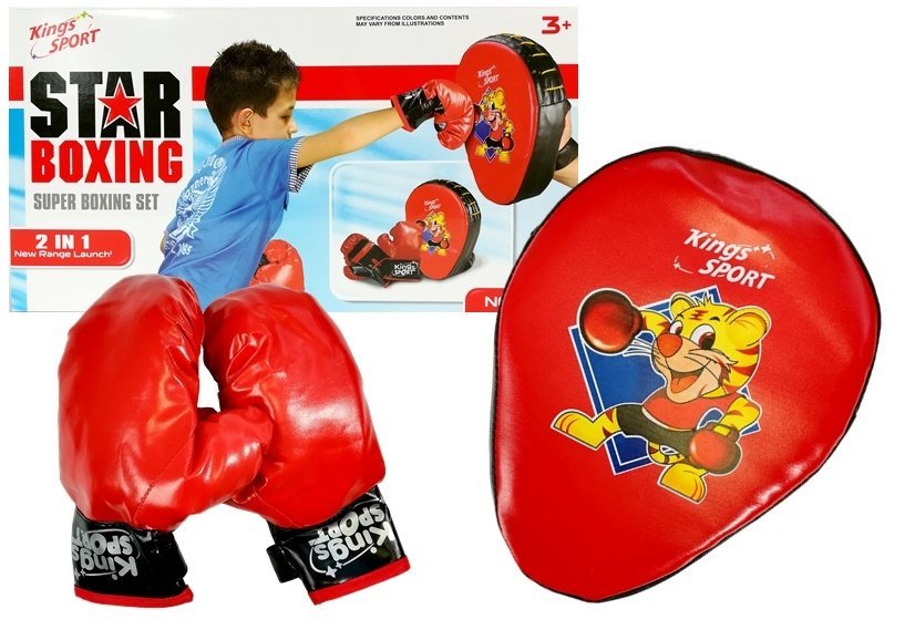 Boxing set with focus mitts