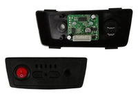 Central module panel for electric sit-on quad bike