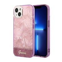 Guess Jungle Case - case for iPhone 14 Plus (pink)