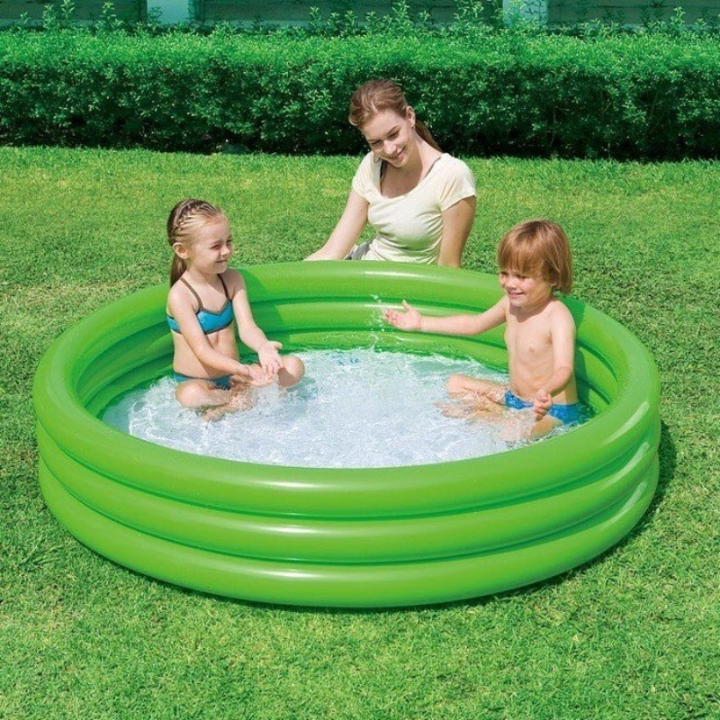 Bestway - Inflatable three-ring pool 152x30cm (green) (2)