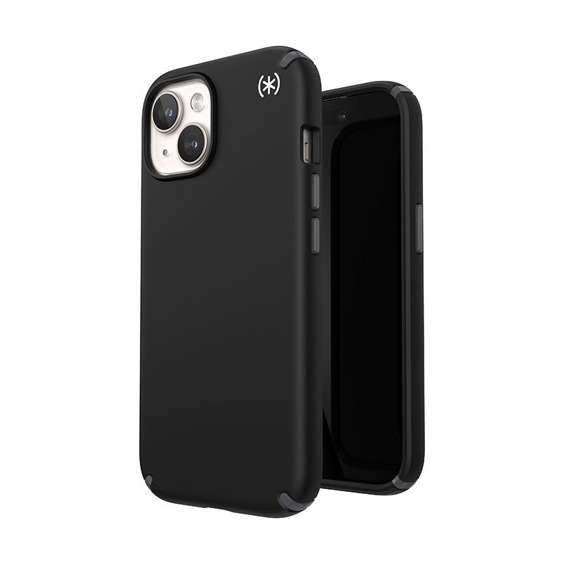 Speck Presidio2 Pro MagSafe - Case for iPhone 16e / iPhone 15 / iPhone 14 / iPhone 13 (Black / Slate Grey