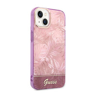 Guess Jungle Case - case for iPhone 14 Plus (pink) (4)