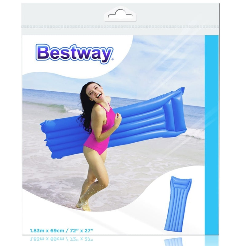 Bestway - Inflatable beach mattress 183x69cm (blue) (2)