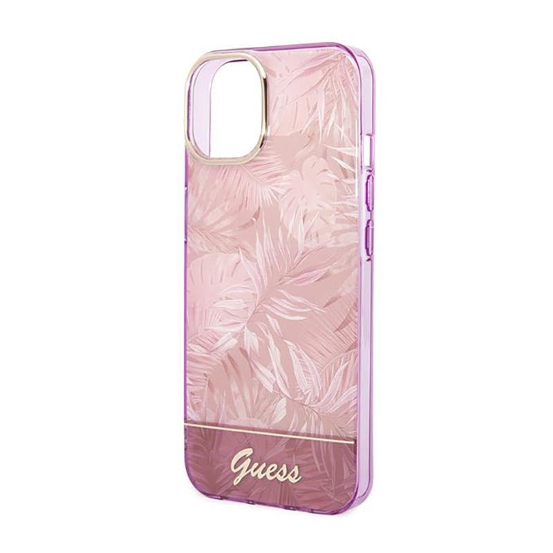 Guess Jungle Case - case for iPhone 14 Plus (pink) (6)