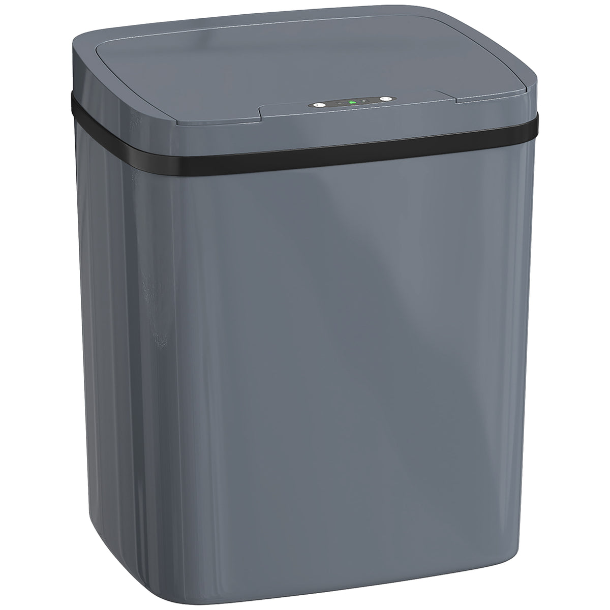 15L Sensor Trash Can, Automatic Waste Bin with Two Opening Modes, for Office, Kitchen, 27.6 x 21.4 x 33.5 cm