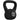Kettlebell 14 kg weight dumbbell filled with sand for beginners black