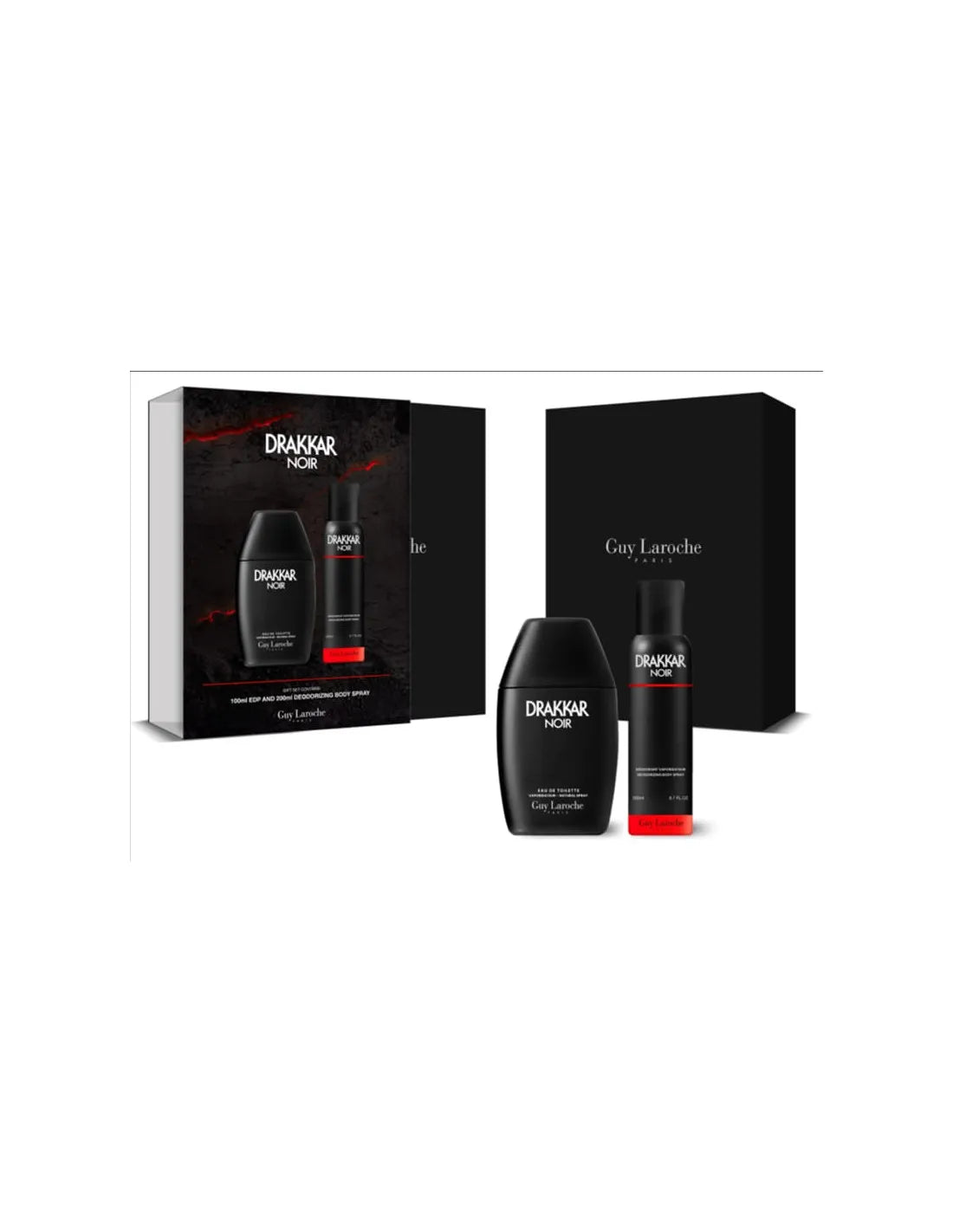 Guy Laroche Drakkar Noir EDT 100ml Spray Deodorant 150ml Set