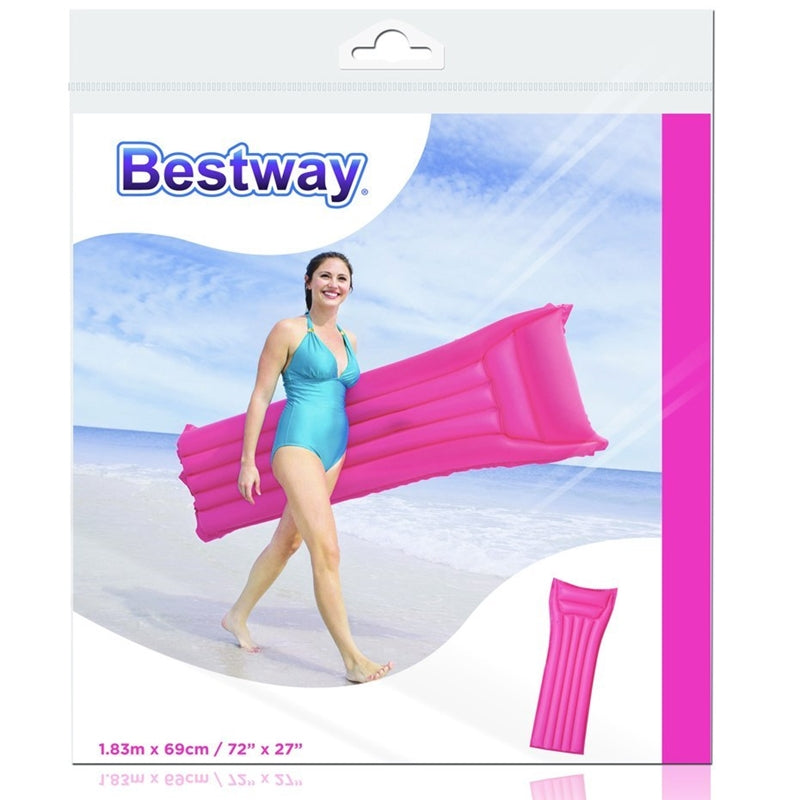 Bestway - Inflatable beach mattress 183x69cm (pink) (2)