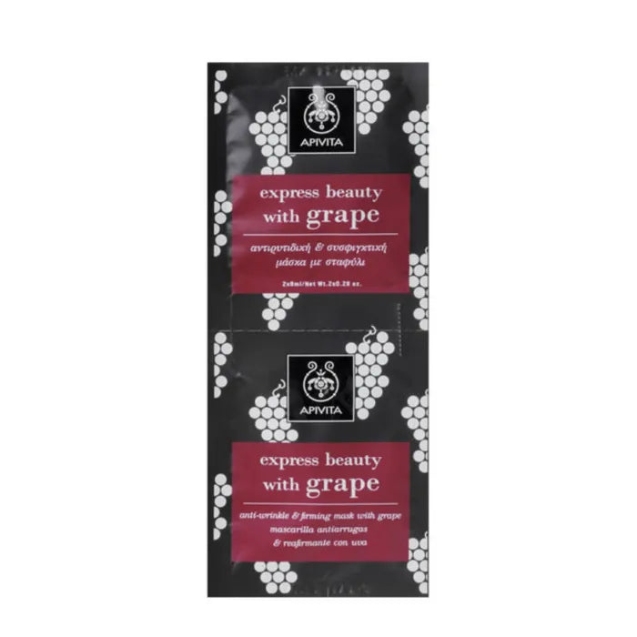 Apivita Anti-Wrinkle and Firming Face Mask with Grape 2x8ml