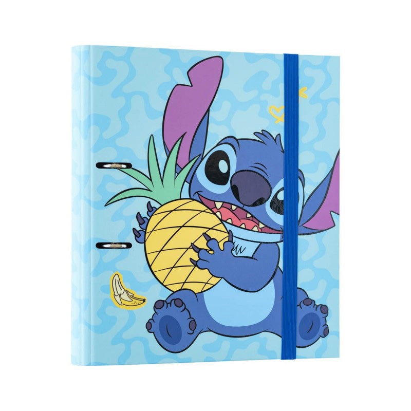 Disney Stitch - A4 folder from the Tropical collection (2 rings, elastic band)