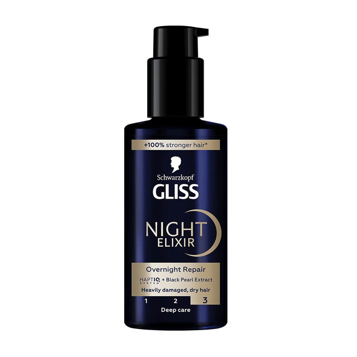 Schwarzkopf Gliss Night Elixir Repair Serum for Damaged Hair 100ml