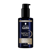 Schwarzkopf Gliss Night Elixir Repair Serum for Damaged Hair 100ml
