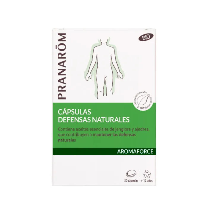 Pranarom Aromaforce Natural Defenses Organic 30 Capsules