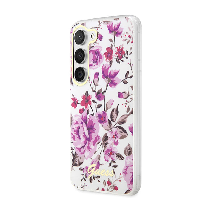 Guess Flower Collection - case for Samsung Galaxy S23+ (white) (2)