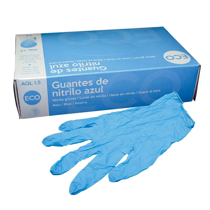 Abena Nitrile Protective Gloves Blue S 150pcs