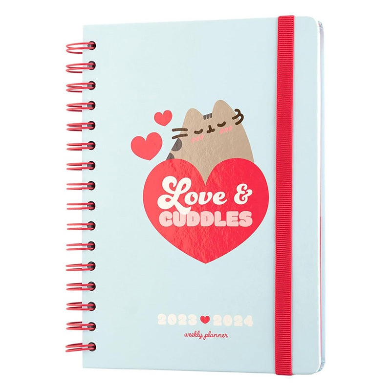 Pusheen - Calendar / Weekly Diary 2023/2024 from the Purrfect Love collection (14.8 x 21 cm)