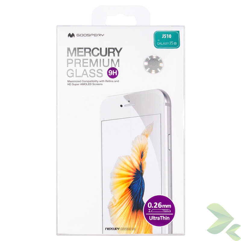 Mercury Premium Glass - 9H tempered glass screen protector Samsung Galaxy J5 (2016)
