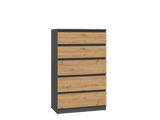 Kommode Malwa M5 ANTHRAZIT ARTISAN