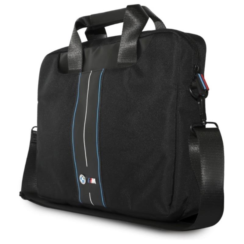 BMW Nylon Blue Stripe - 16" Laptop Bag (Black) (2)