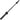 Barbell, 180 cm Olympic bar, steel, 200 kg load capacity, black
