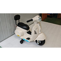 Electric Motorcycle for Kids Mini Vespa GTS 6V Electric Motorbike with Lithium Battery Ergonomic Seat Backrest (10)