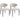 Upholstered Dining Chairs Kitchen Chairs with Steel Legs Beige