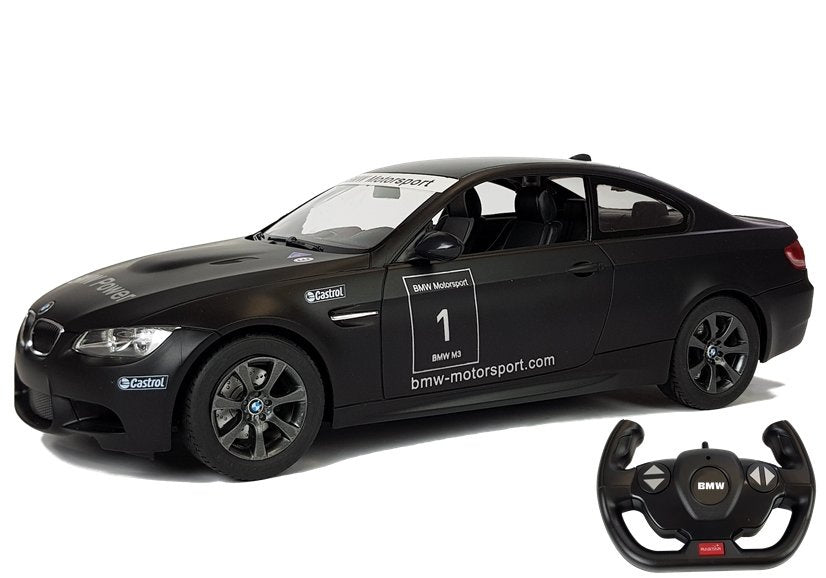 BMW M3 remote-controlled sports car RC Rastar black 1:14 (2)