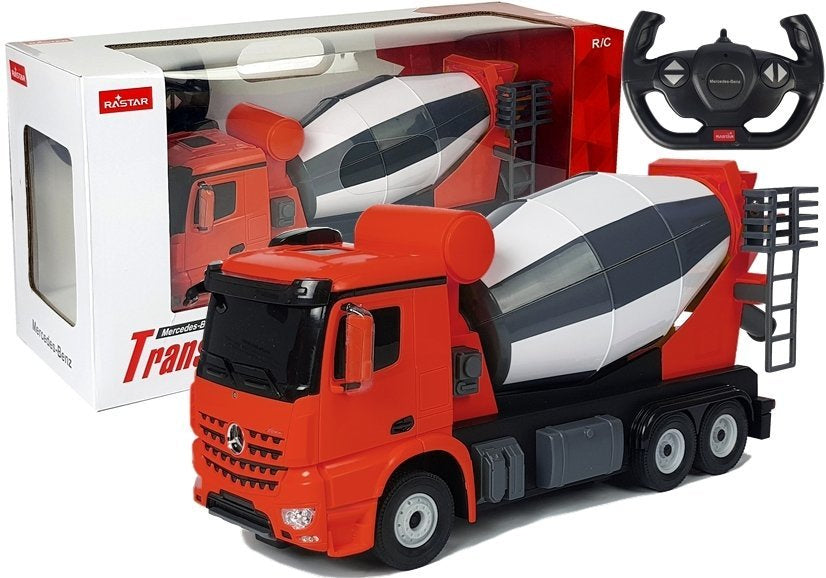 RC Mercedes-Benz Arocs Rastar 1:14 scale car, red