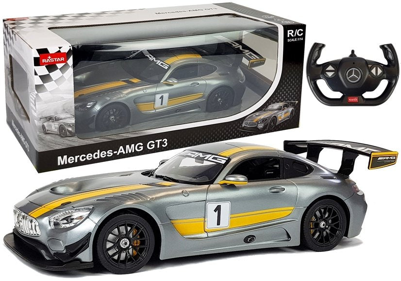 R/C Mercedes AMG GT3 Rastar Car 1:14 Grey