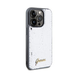 Guess Sequin Script Metal - case for iPhone 14 Pro Max (silver) (4)
