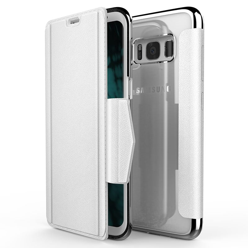 X-Doria Engage Folio - case for Samsung Galaxy S8+ with card slots (white)