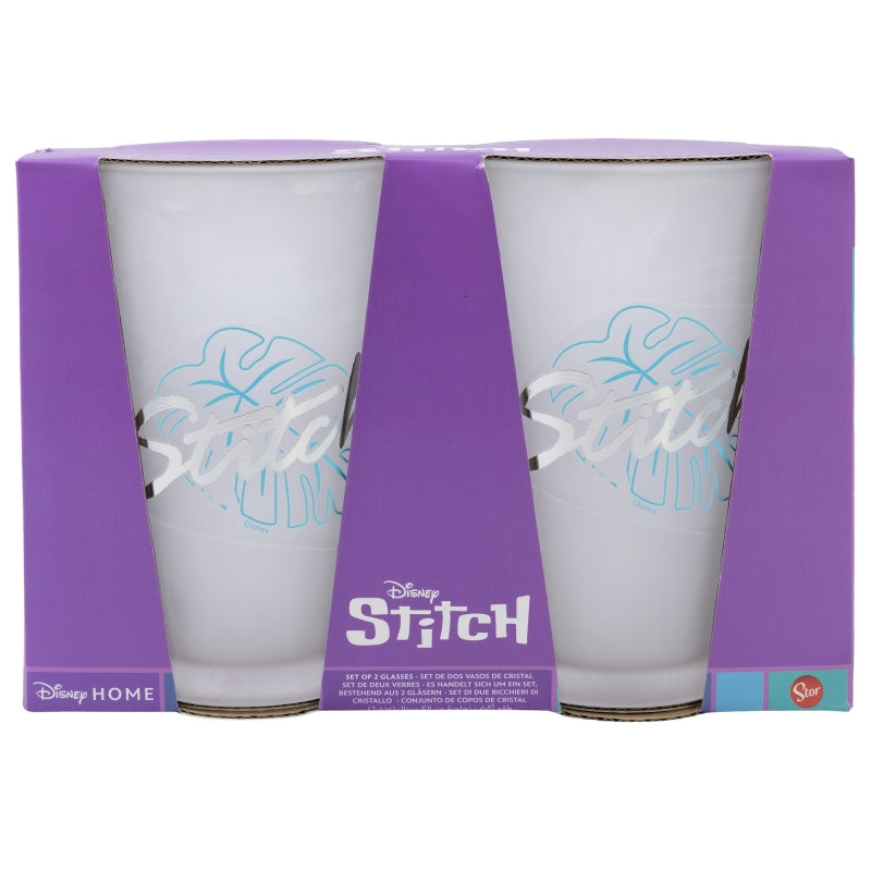 Disney Stitch - Set of two glasses in a decorative box (490 ml)
