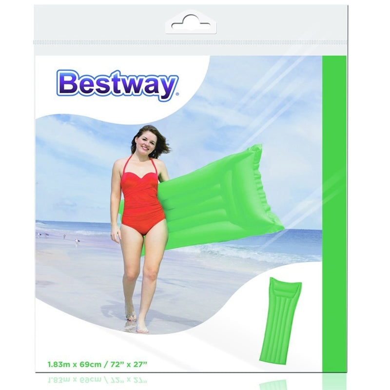 Bestway - Inflatable beach mattress 183x69cm (green) (2)